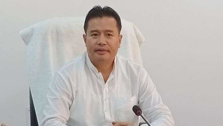 Manipur Agriculture Minister Th Biswajit (PHOTO: IFP)