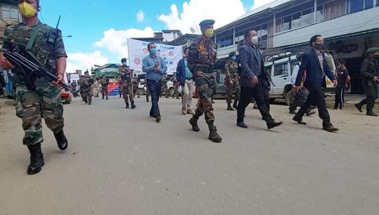 Assam Rifles in Ukhrul, Manipur (Photo: IFP)