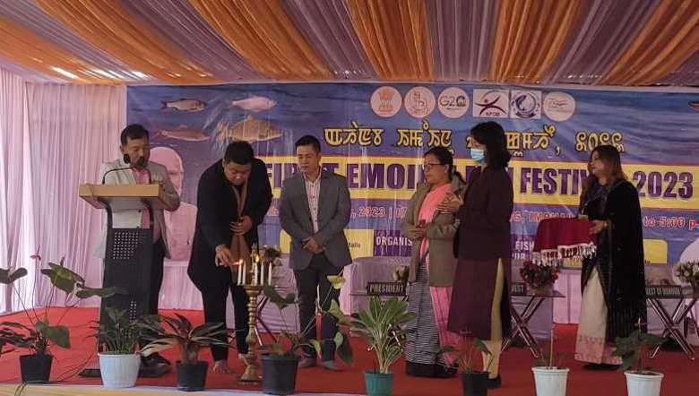 First-ever state-level Emoinu Fish Festival at Hatta Kangjeibung in Imphal East, Manipur (Photo: IFP)