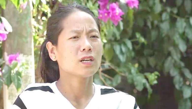 Indian woman footballer Grace Dangmei appeals for peace and forgiveness among the warring groups in Manipur (PHOTO: DIPR)