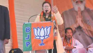 Manipur BJP president A Sharda Devi (PHOTO: Facebook)