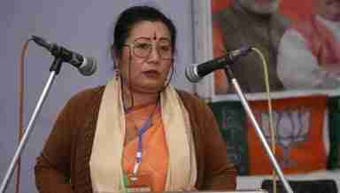 Manipur BJP president A Sharda Devi (PHOTO: Facebook)