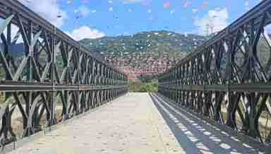 Khaochangbung Bailey Bridge at Gungal in Saikul (Photo: IFP)