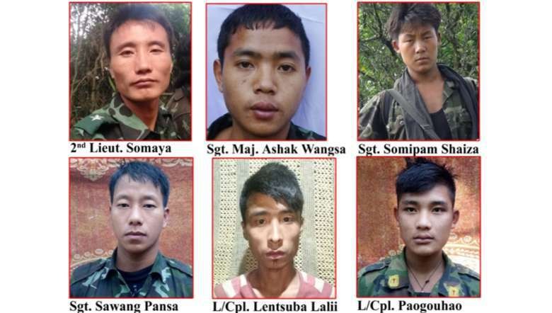 The six NSCN (I-M) cadres who were gunned down on July, 11, 2020