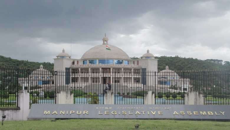 Manipur Assembly building (PHOTO: Lelen Vaiphei-IFP)