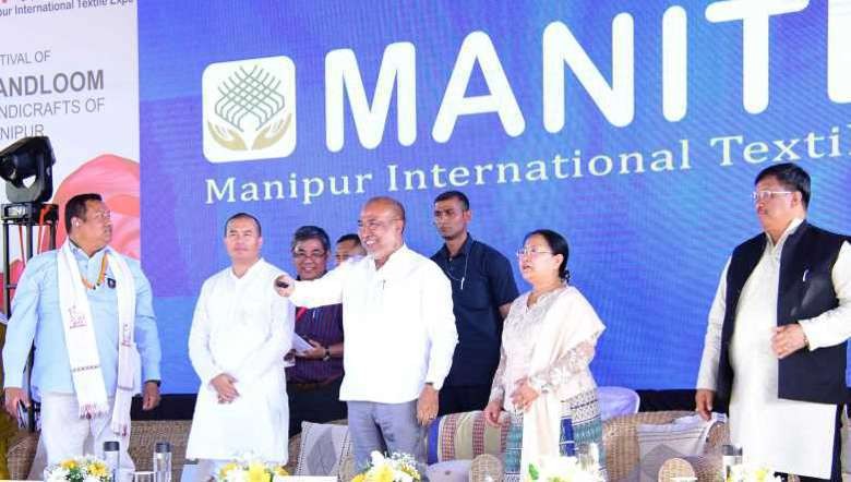 Manipur International Textile Expo (MANITEX) 2022 at Urban Haat Nilakuthi, Imphal  (Photo: IFP)