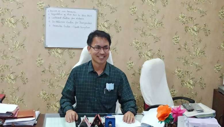 Manipur Social Welfare department director Ngangom Uttam (PHOTO: IFP)