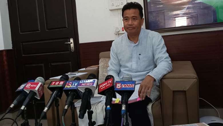 Manipur Works Minister Th Biswajit (PHOTO: IFP)