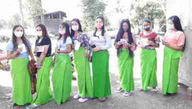 Young women voters at Manipur byelections 2020 (Photo: IFP)