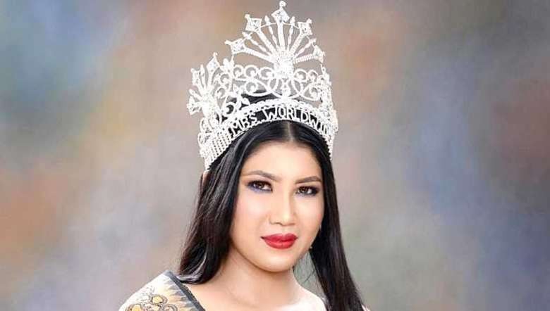 Mayanglambam Diana from Manipur bagged  Mrs Worldwide Special Queen Brand Ambassador 2021-2022 (PHOTO: IFP)