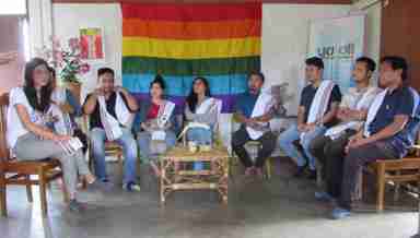 Solace Her team was felicitated for voicing the plight of the LGBT community in Manipur