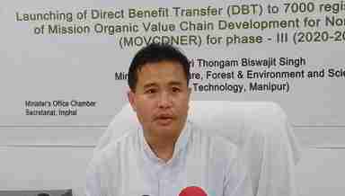Manipur Agriculture Minister Th Biswajit