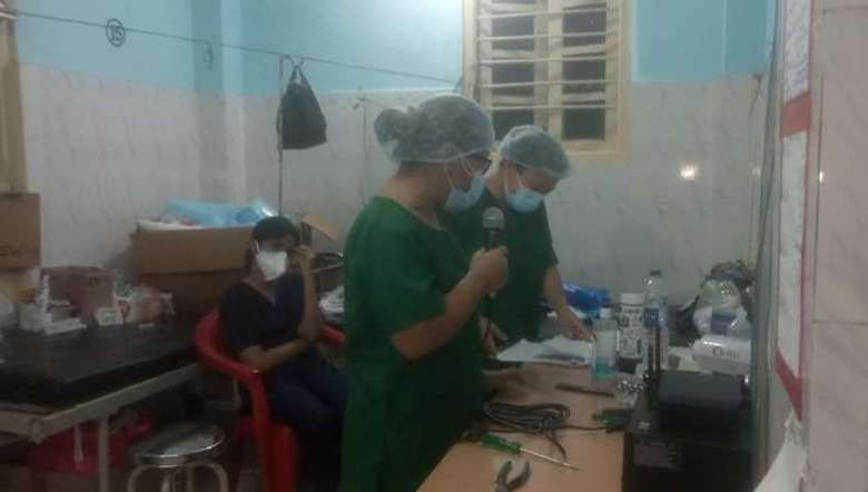 Nurses working with PA system (Photo: IFP)