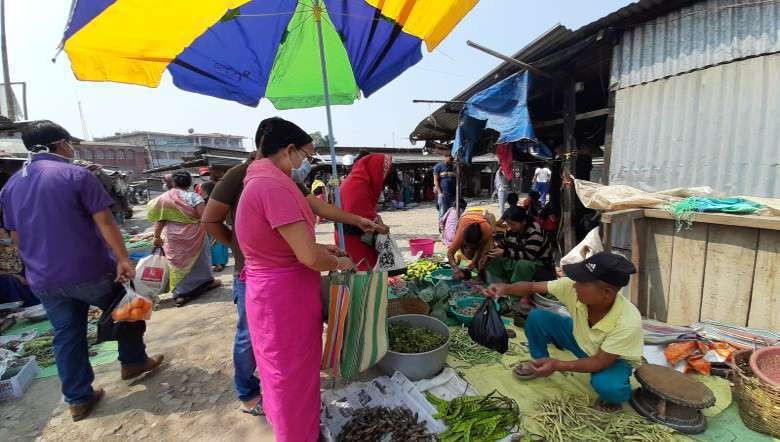 Roadside vegetable market in Imphal, Manipur (Representational Image-IFP)