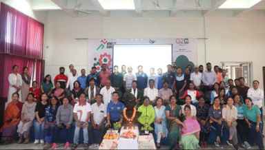 Floral tributes were paid to Netaji Subash Chandra Bose on SAI NERC foundation day 2023