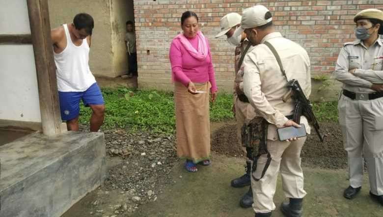 Search operation in Wangoi AC, Manipur on 20.10.2020