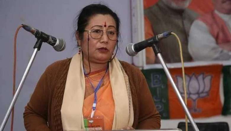 BJP Manipur Pradesh president A Sharda Devi (PHOTO: Facebook)