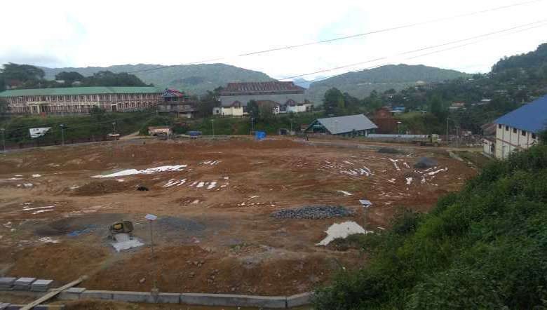 Tamenglong football field under construction (PHOTO: Daniel Kamei-IFP)