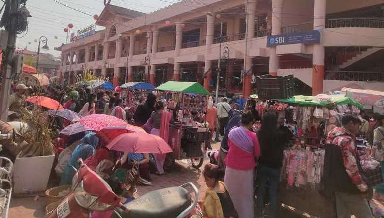 Ima Market at Khwairamband, Imphal (Photo: IFP)