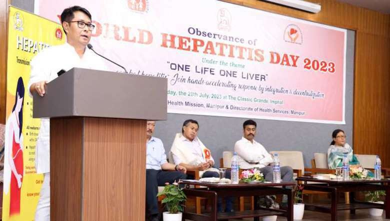 World Hepatitis Day 2023 observed in Imphal (Photo: IFP)