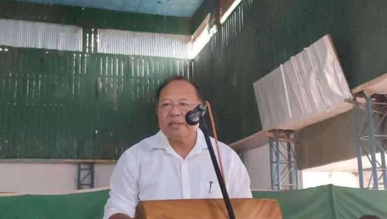 Manipur Water Resources Minister Awangbow Newmai (PHOTO: IFP)