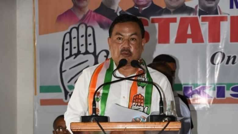 Manipur Pradesh Congress Committee president Moirangthem Okendro (Photo IFP)