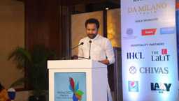 Union Tourism Minister G Kishan Reddy Inaugurating the 5th Hotel Association of India Hoteliers Conclave, at The LaLit in New Delhi on September 29, 2022