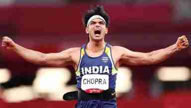 Javelin thrower Neeraj Chopra bags gold at Tokyo Olympics 2020 on August 7, 2021 (PHOTO: Twitter)
