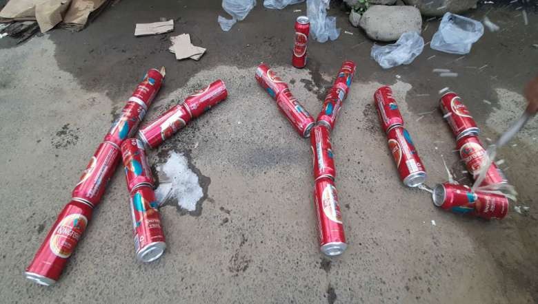Seized cans of beer (PHOTO: IFP)
