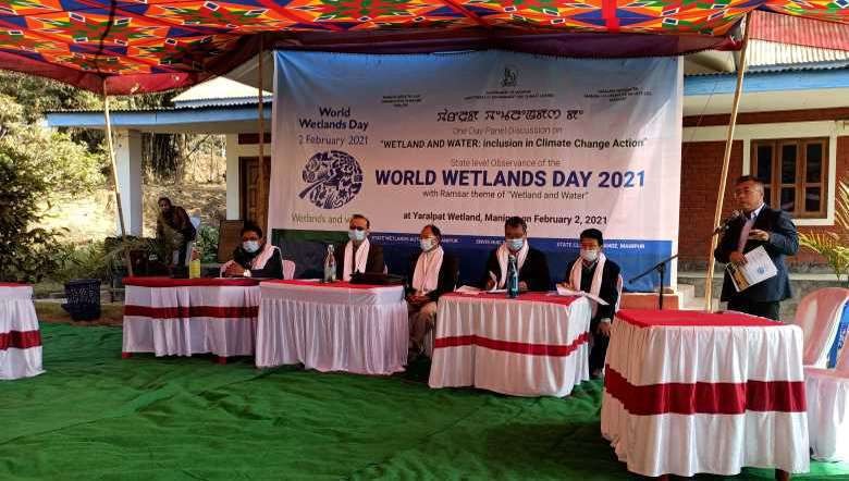 World Wetlands Day 2021 observation at Yaralpat, Imphal East on February 2, 2021 (Photo: IFP)