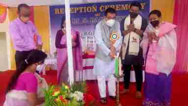 Reception ceremony of Manipur Education Minister S Rajen