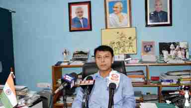 Manipur Education Minister Thokchom Radheshyam (Photo: IFP)